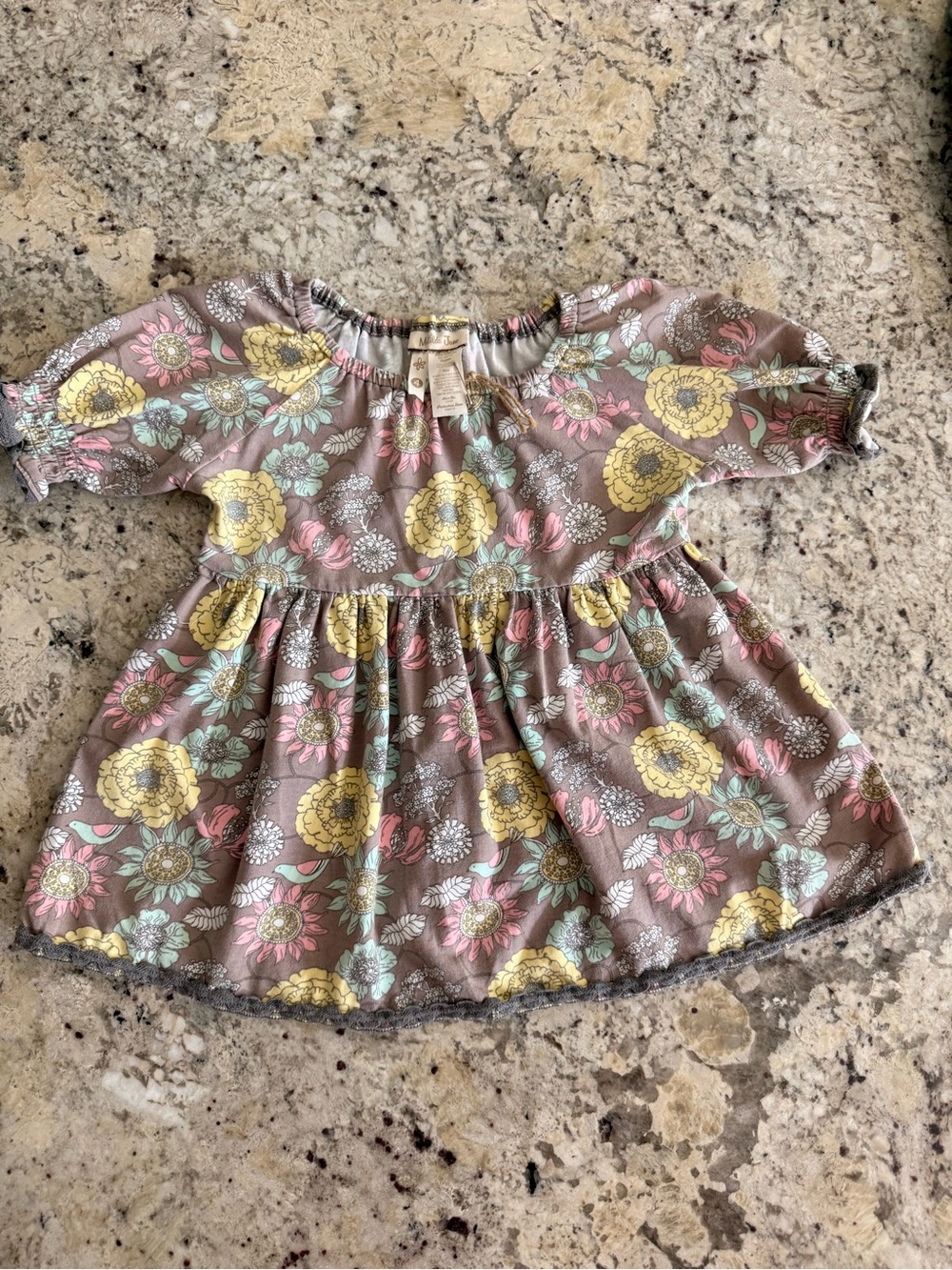 Matilda Jane Fresh Cut Peasant Top Girls Size 6 Hello Lovely Floral Spring 2015